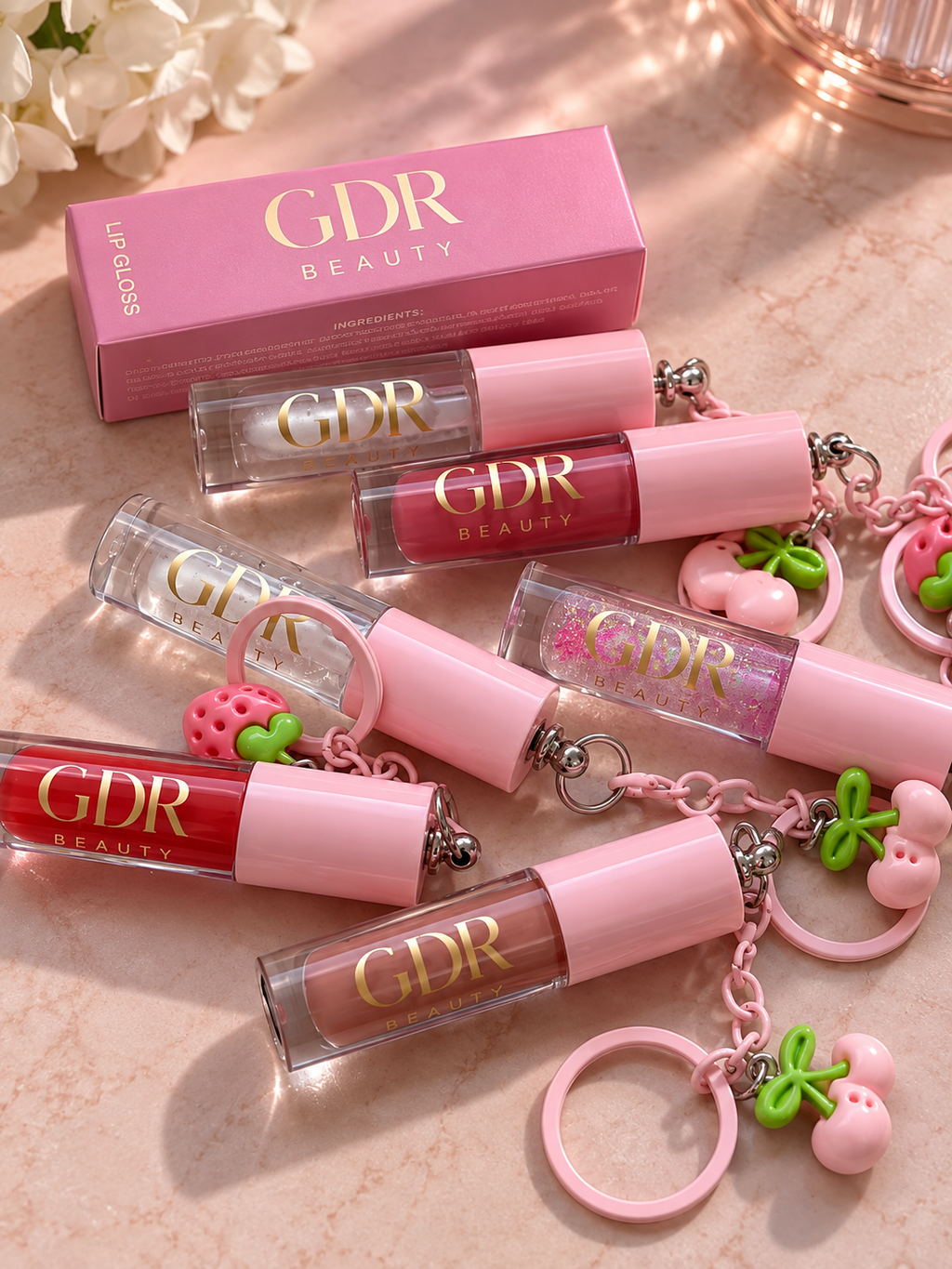 GDR Lip Gloss with Keychain